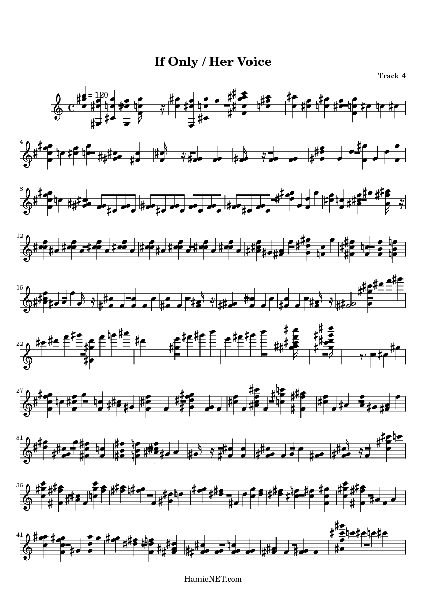 if only her voice sheet music if only her voice score her voice sheet music