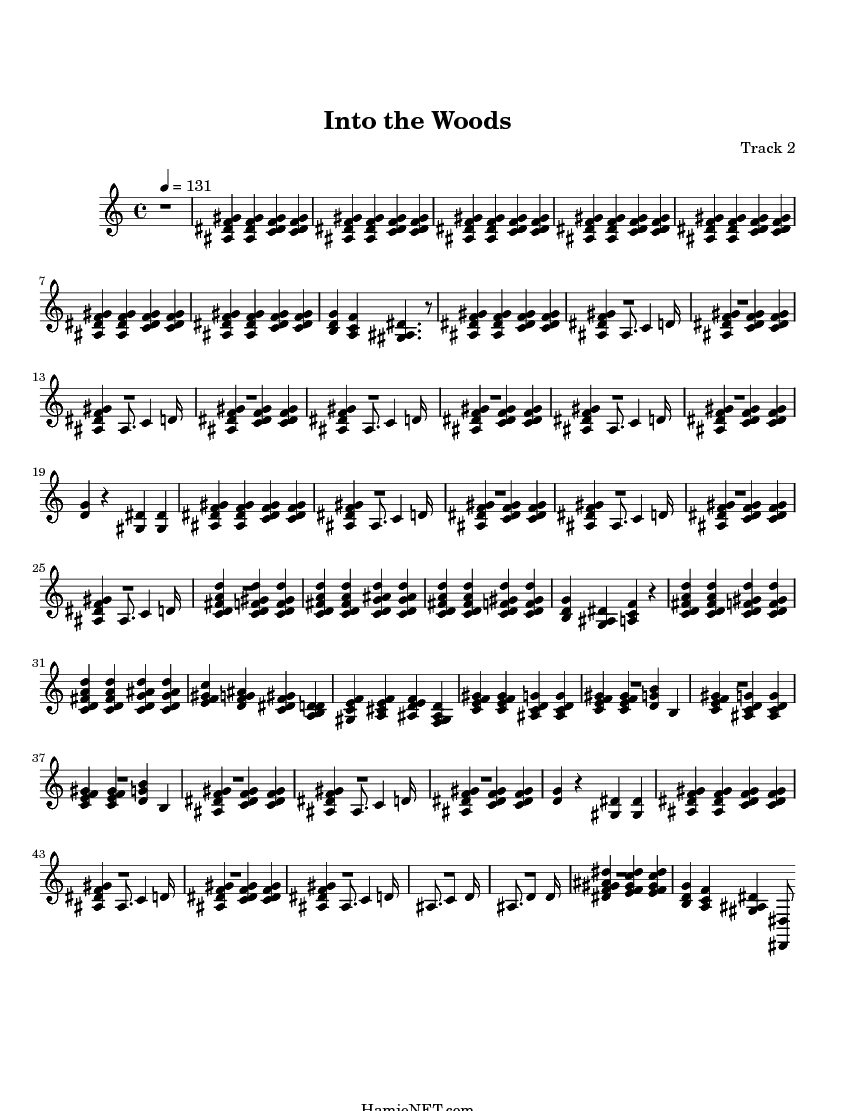 Into the Woods Sheet Music - Into the Woods Score • HamieNET.com