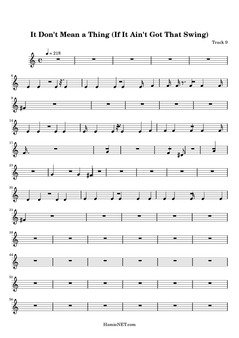 it don t mean a thing sheet music