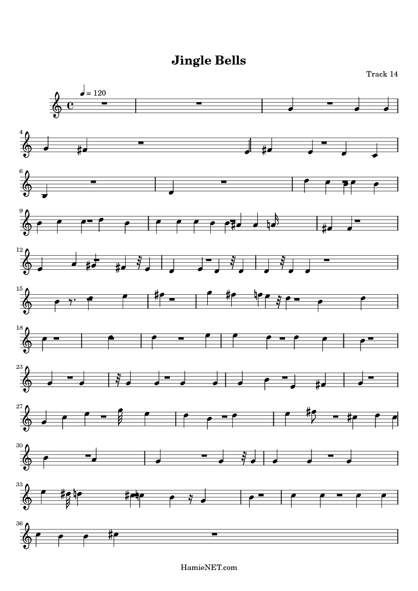 Jingle Bells Sheet Music Jingle Bells Score Hamienet Com