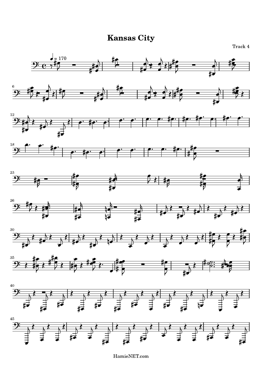 Kansas City Sheet Music Kansas City Score •