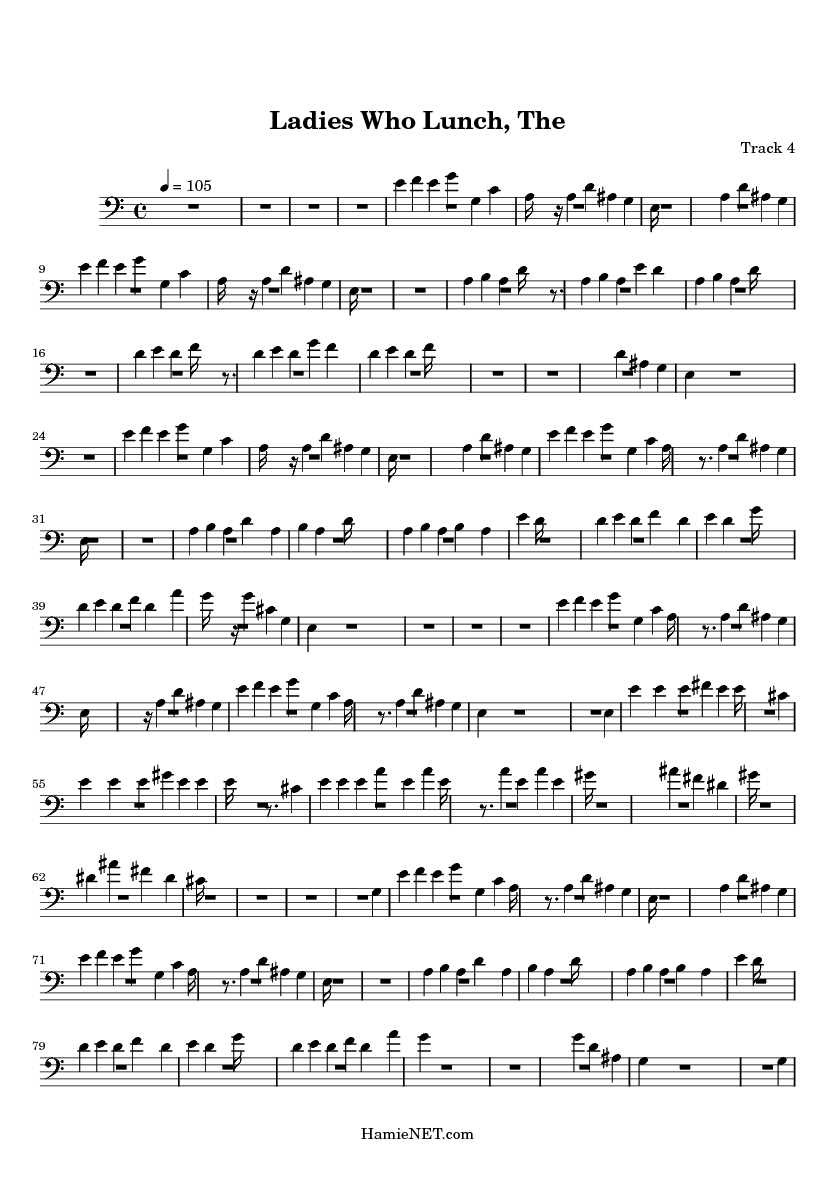 ladies who lunch sheet music free