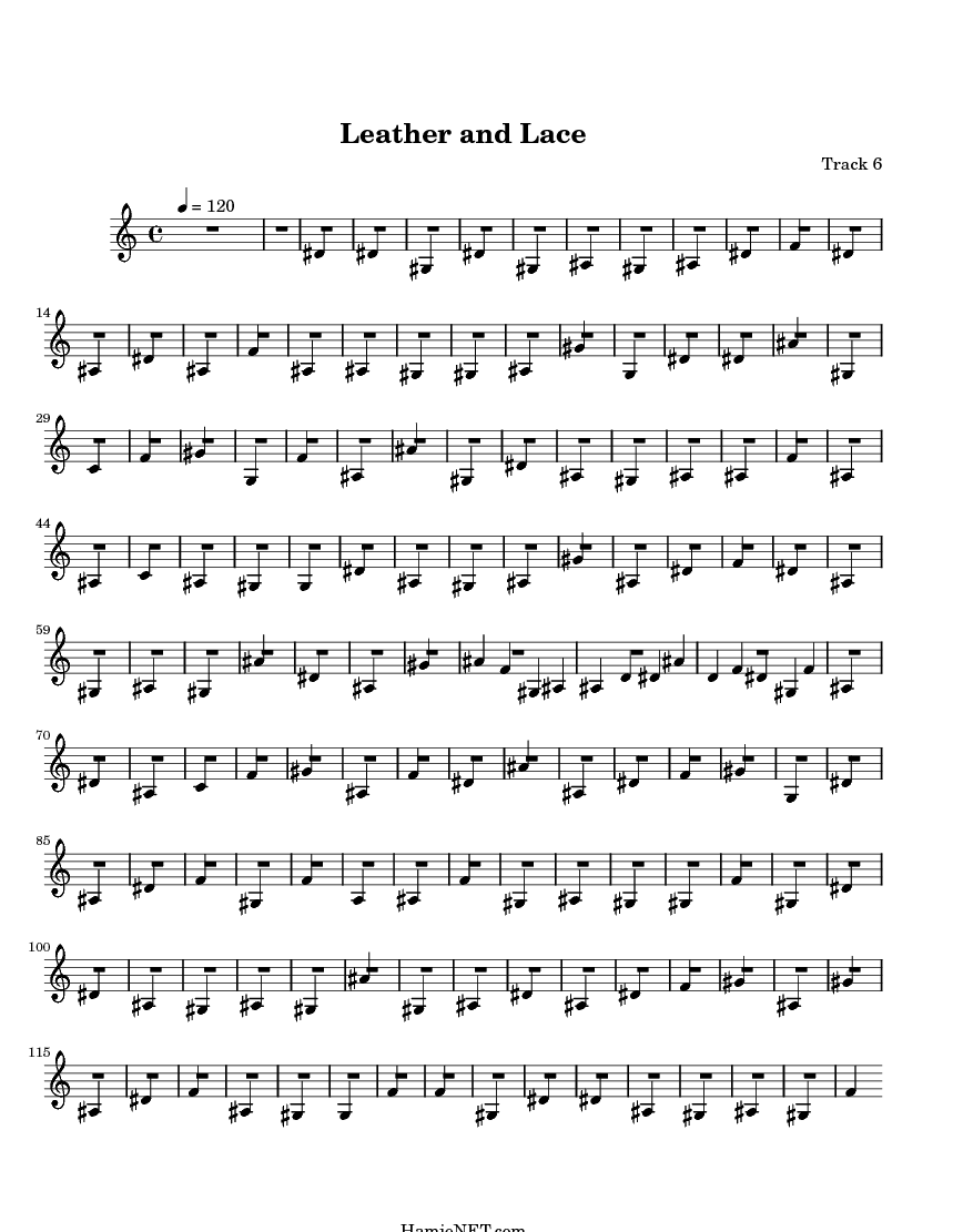 Leather and Lace Sheet Music Leather and Lace Score •