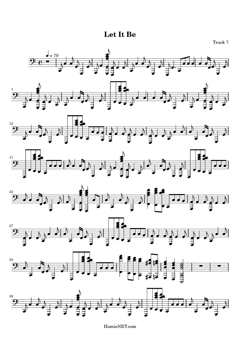 Let It Be Sheet Music Let It Be Score HamieNET Let It Be Sheet Music Let It Be Score HamieNET