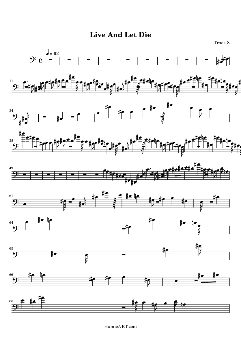 Live And Let Die Sheet Music Live And Let Die Score •