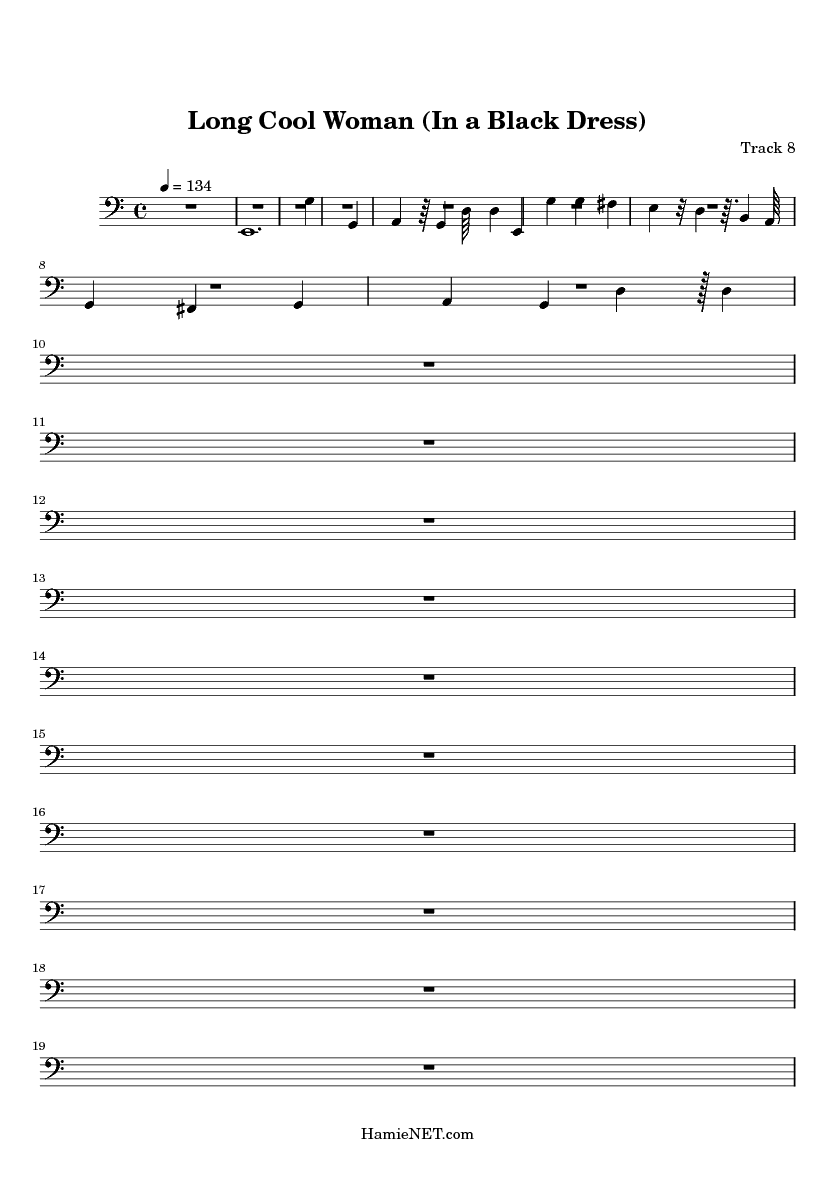 Long Cool Woman In A Black Dress Lyrics And Chords Long Cool Woman (In a Black Dress) Sheet Music - Long Cool Woman (In a