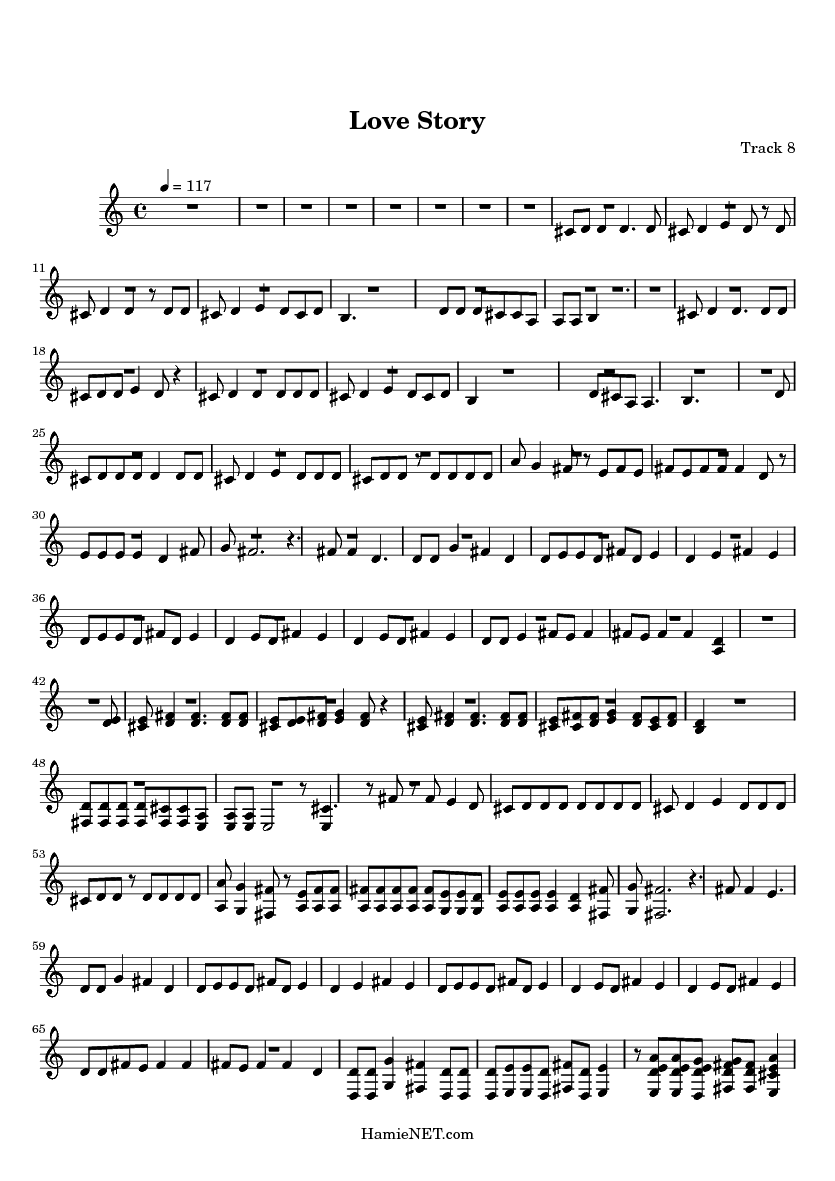 Love Story Sheet Music - Love Story Score • HamieNET.com