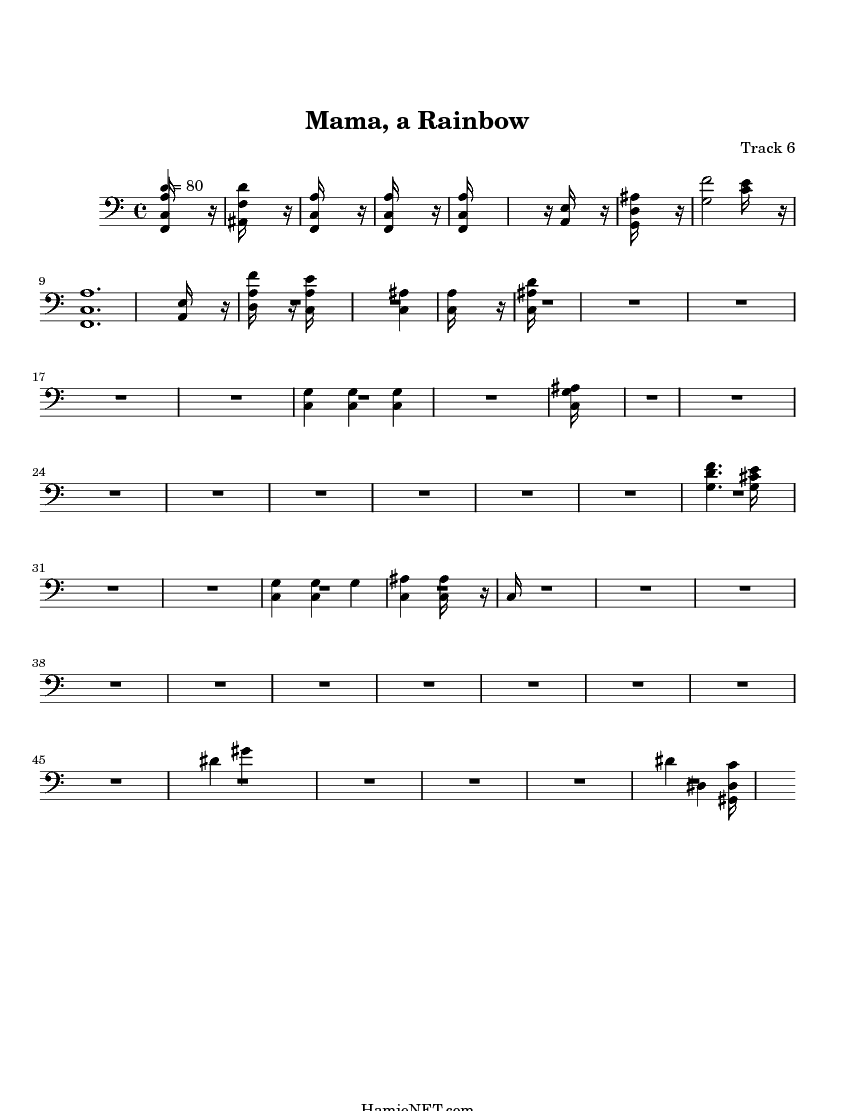 Mama A Rainbow Sheet Music Mama A Rainbow Score Hamienet Com