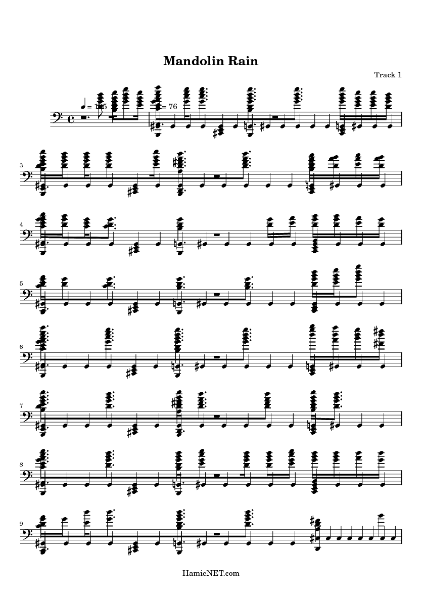 Mandolin Rain Sheet Music Mandolin Rain Score •