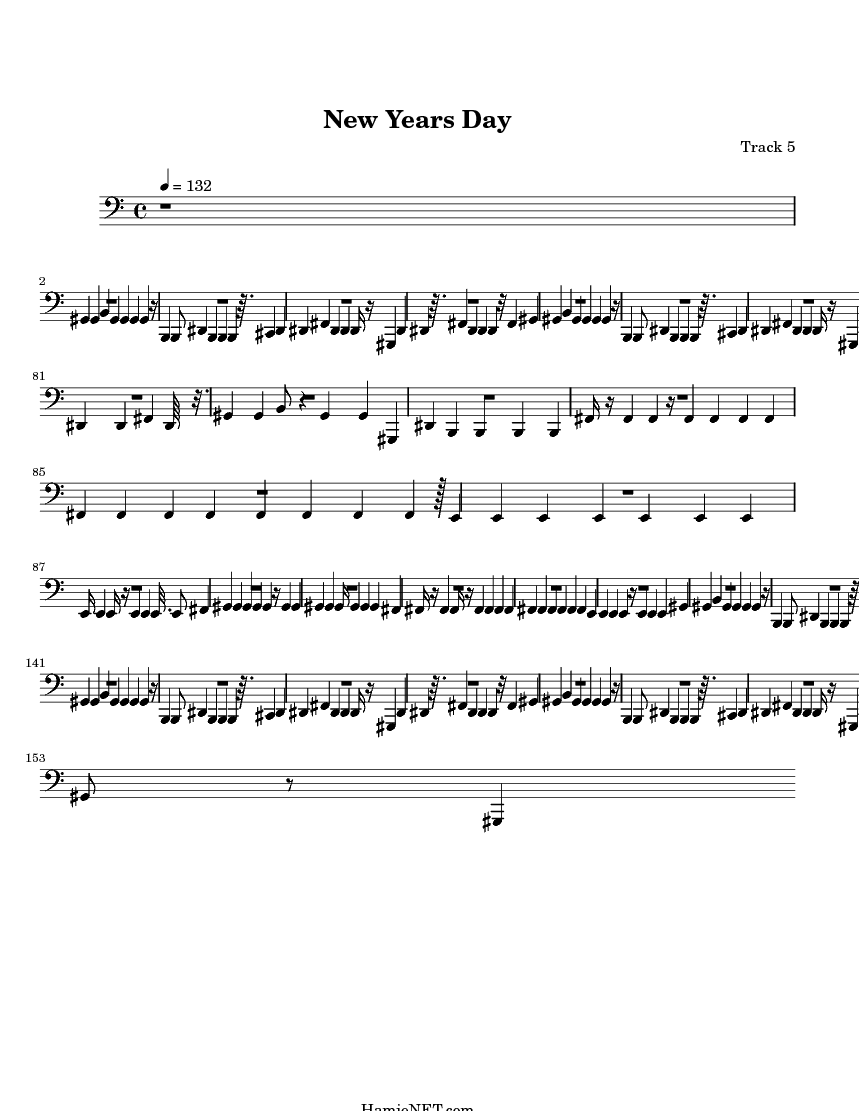 New year's day New Years Day Sheet Music - New Years Day Score • HamieNET.com