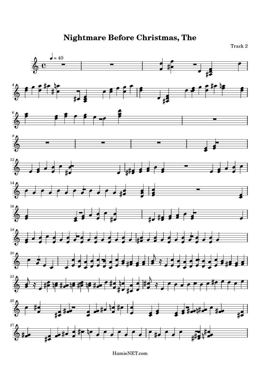 The Nightmare Before Christmas Sheet Music - The Nightmare Before ...