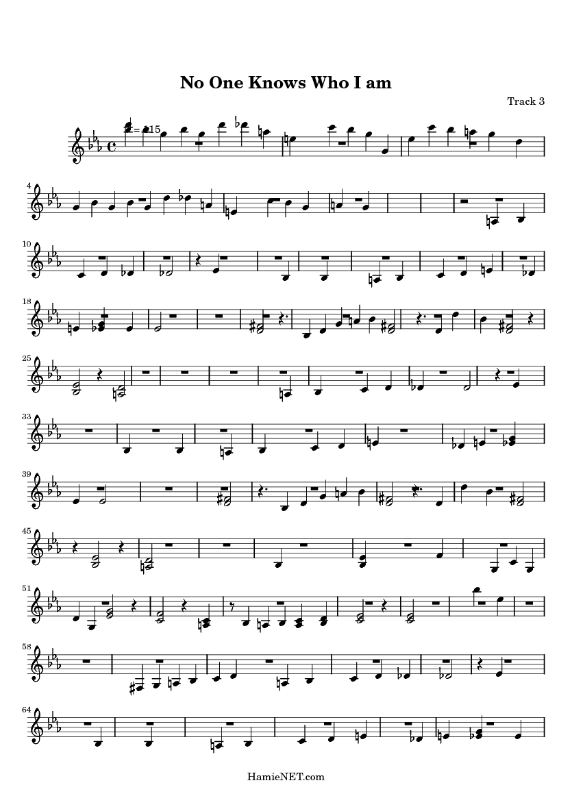 no one knows who i am sheet music no one knows who i am score who i am sheet music