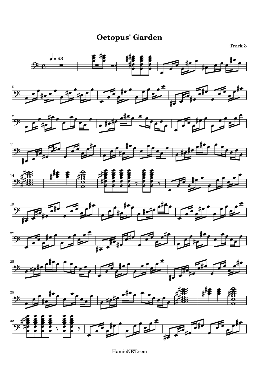 Octopus Garden Sheet Music Octopus Garden Score Hamienet Com