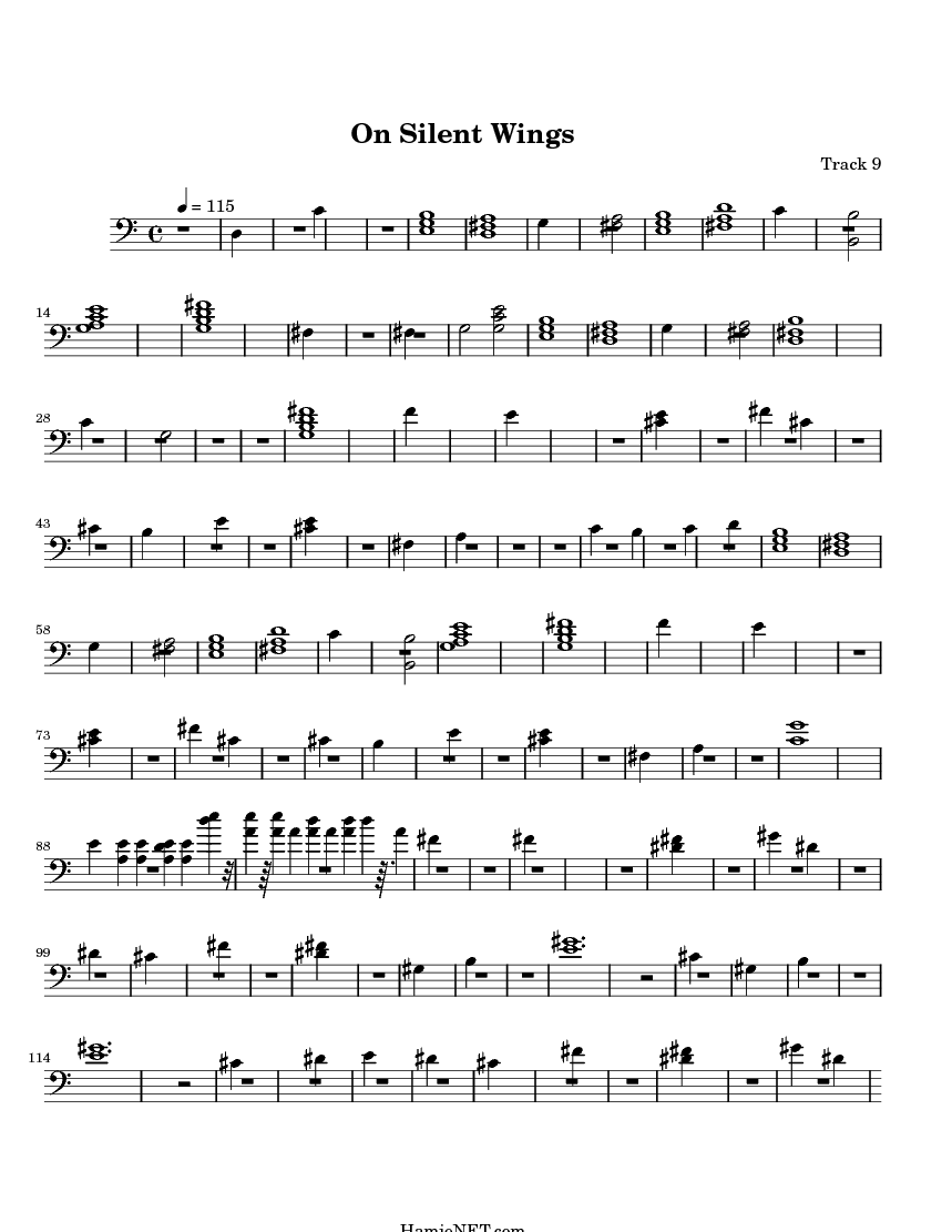 On Silent Wings Sheet Music On Silent Wings Score •