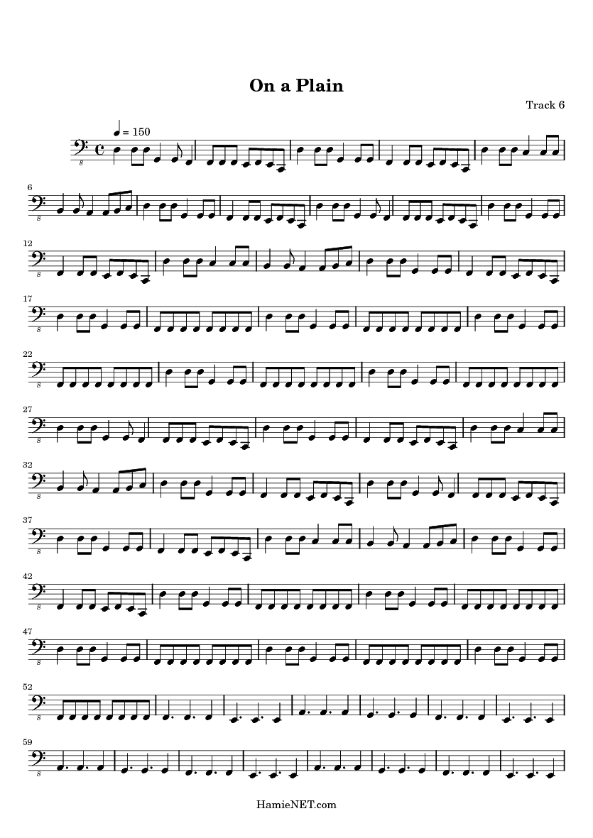 plain music sheets