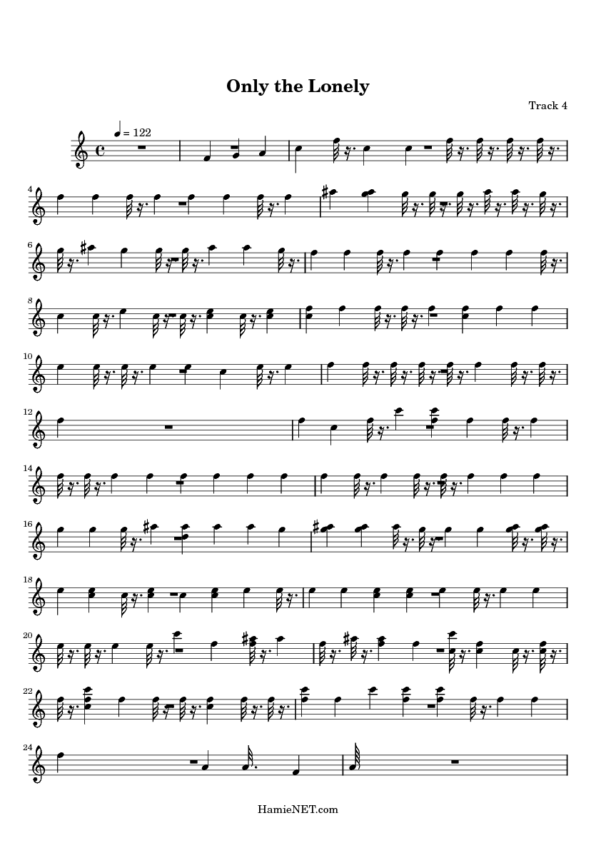 only the lonely sheet music only the lonely score hamienet com only the lonely sheet music