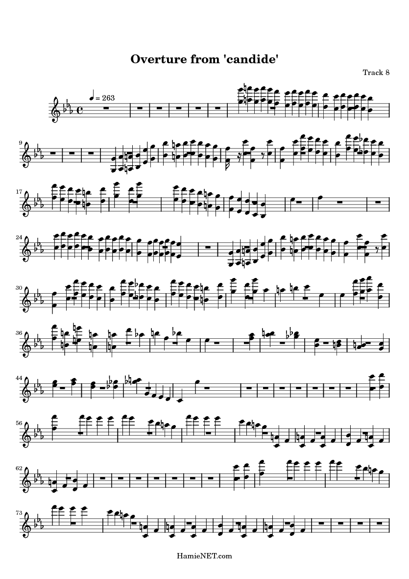 candide overture violin 1 pdf