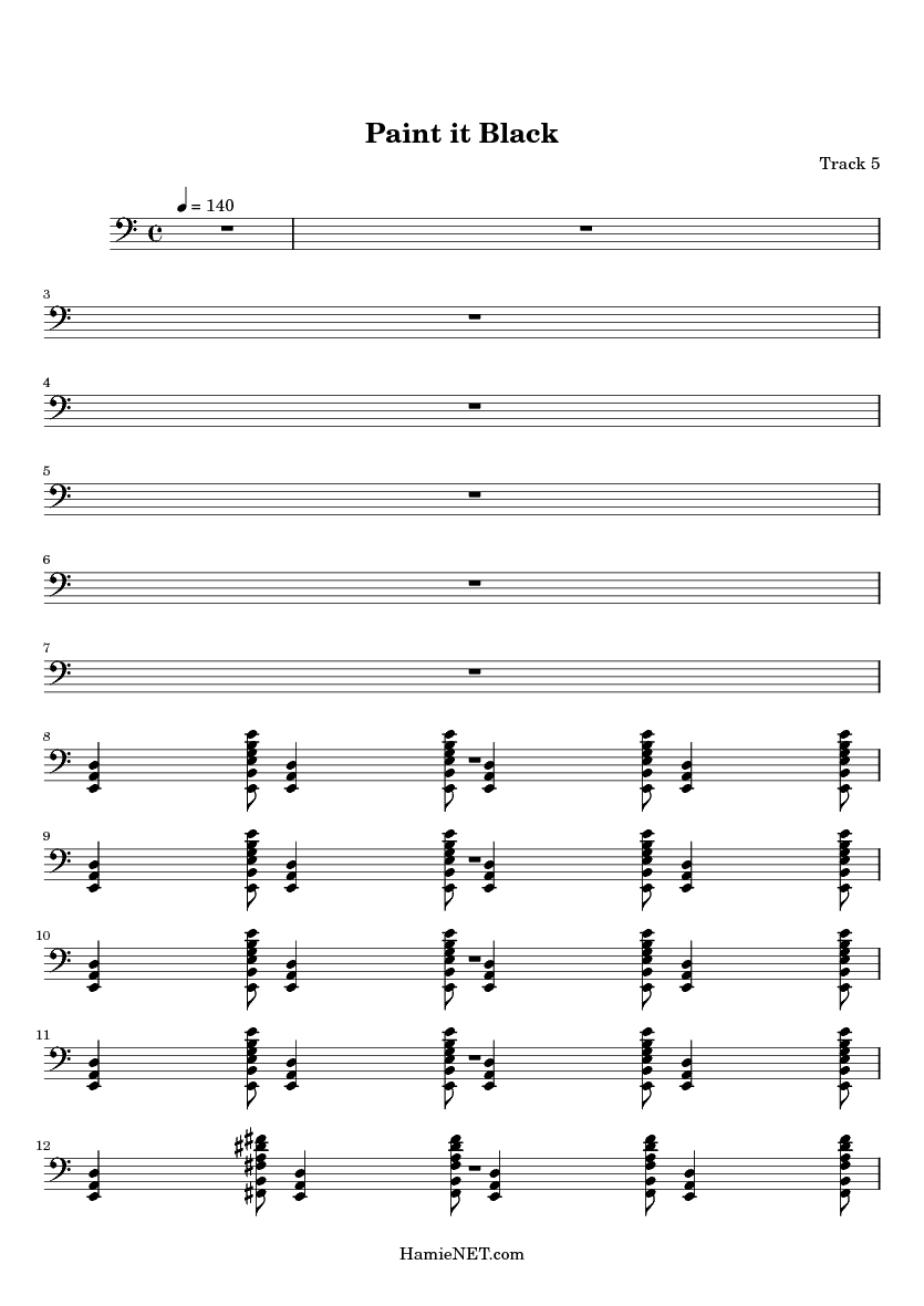 paint it black song sheet free paint it black song sheet free