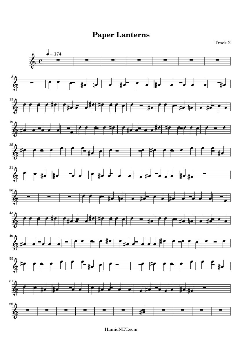 Paper Lanterns Sheet Music Paper Lanterns Score •