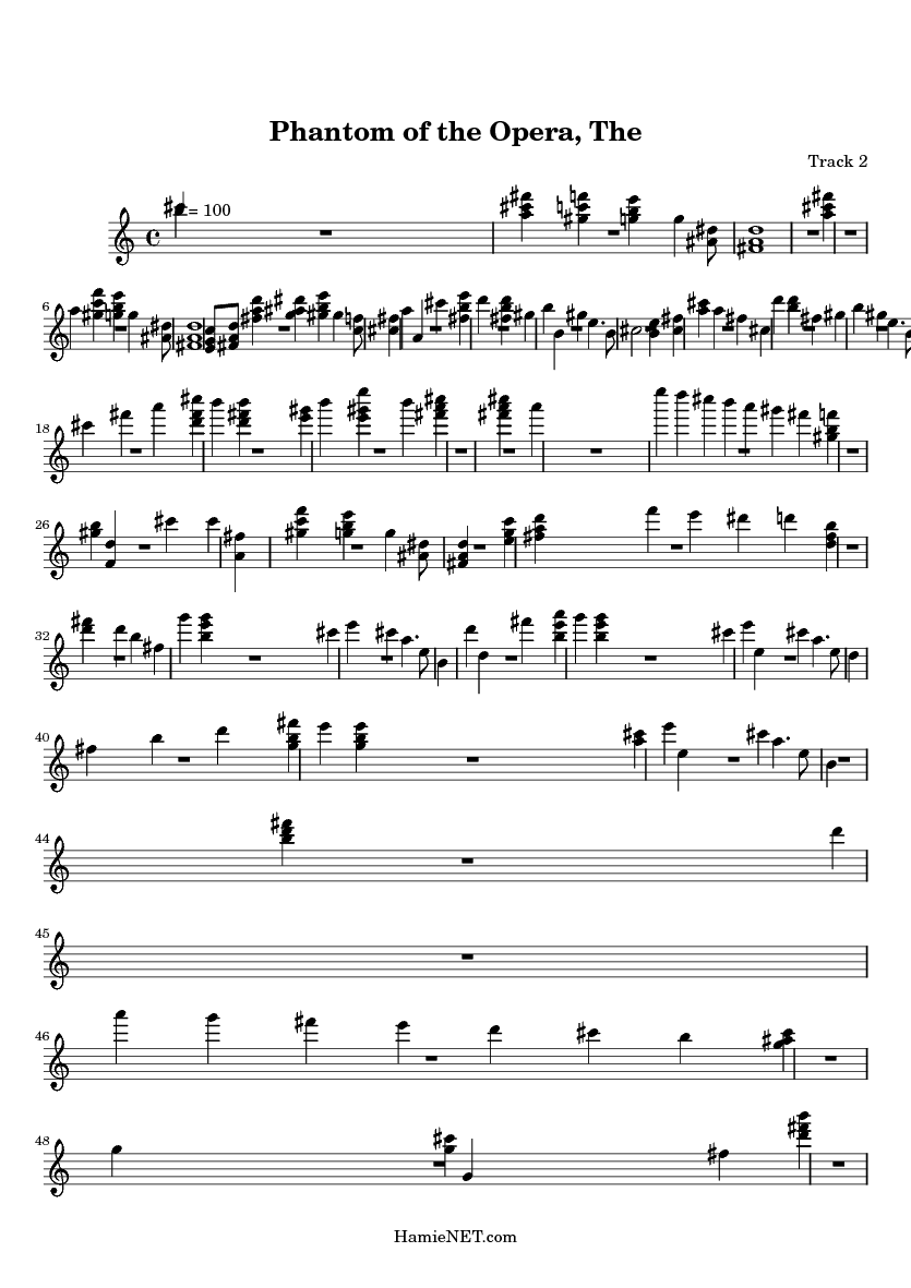 phantom of the opera music scores