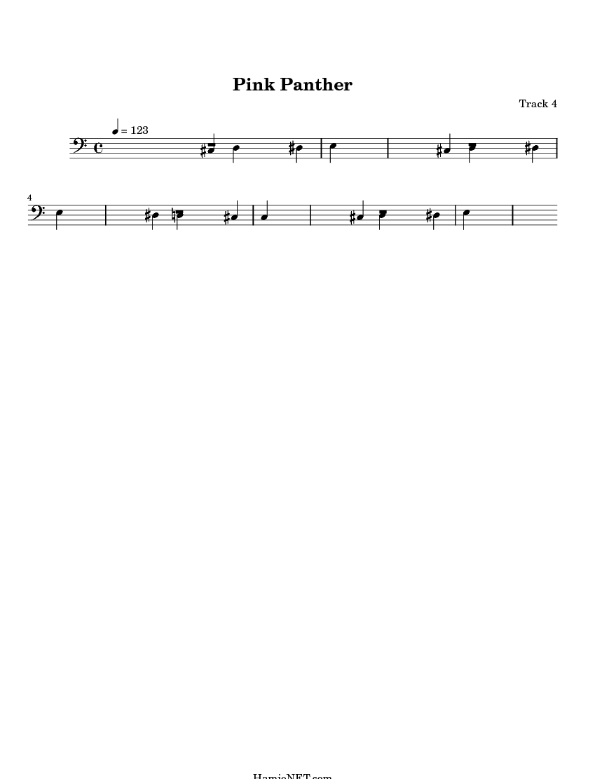 pink panther sheet music pdf