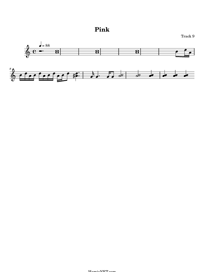 Pink Sheet Music Pink Score •