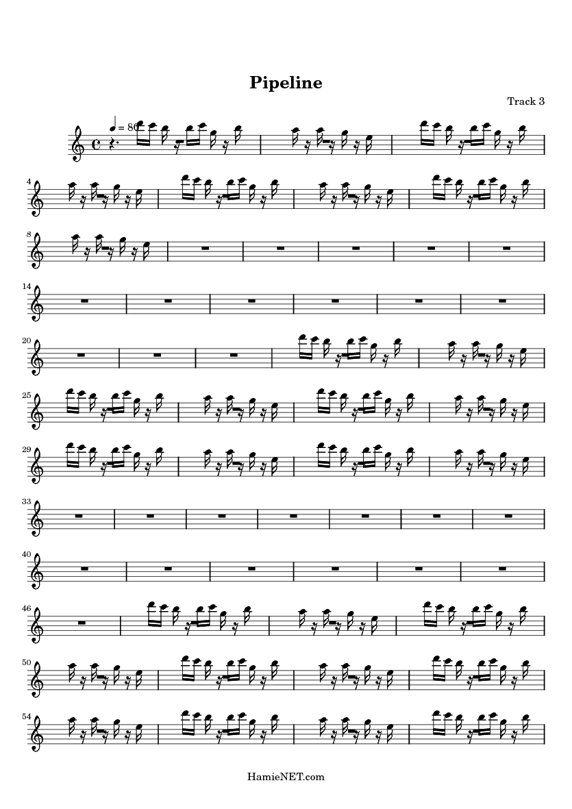 Pipeline Sheet Music Pipeline Score •