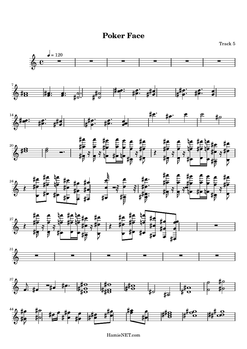 Poker face midi