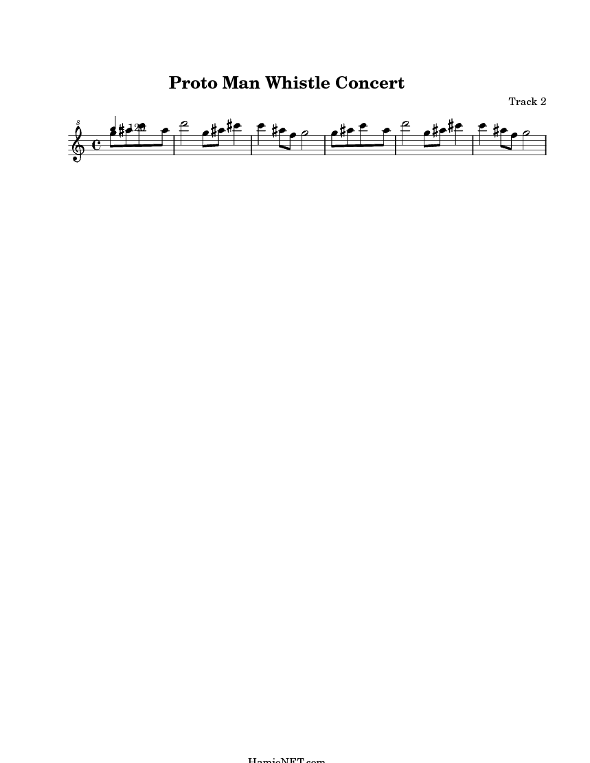Proto Man Whistle Concert Sheet Music Proto Man Whistle Concert Score Hamienet Com