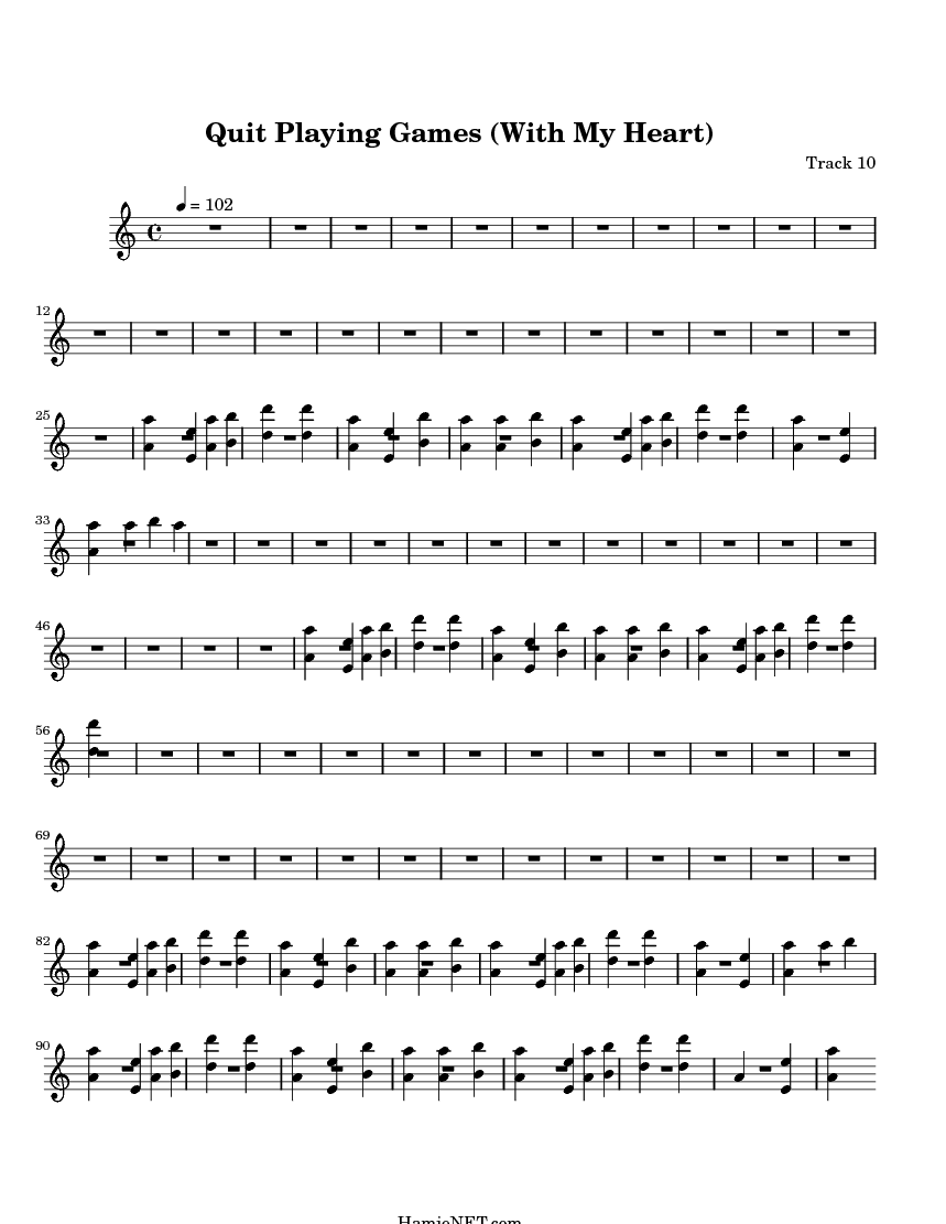 quit-playing-games-with-my-heart-sheet-music-quit-playing-games