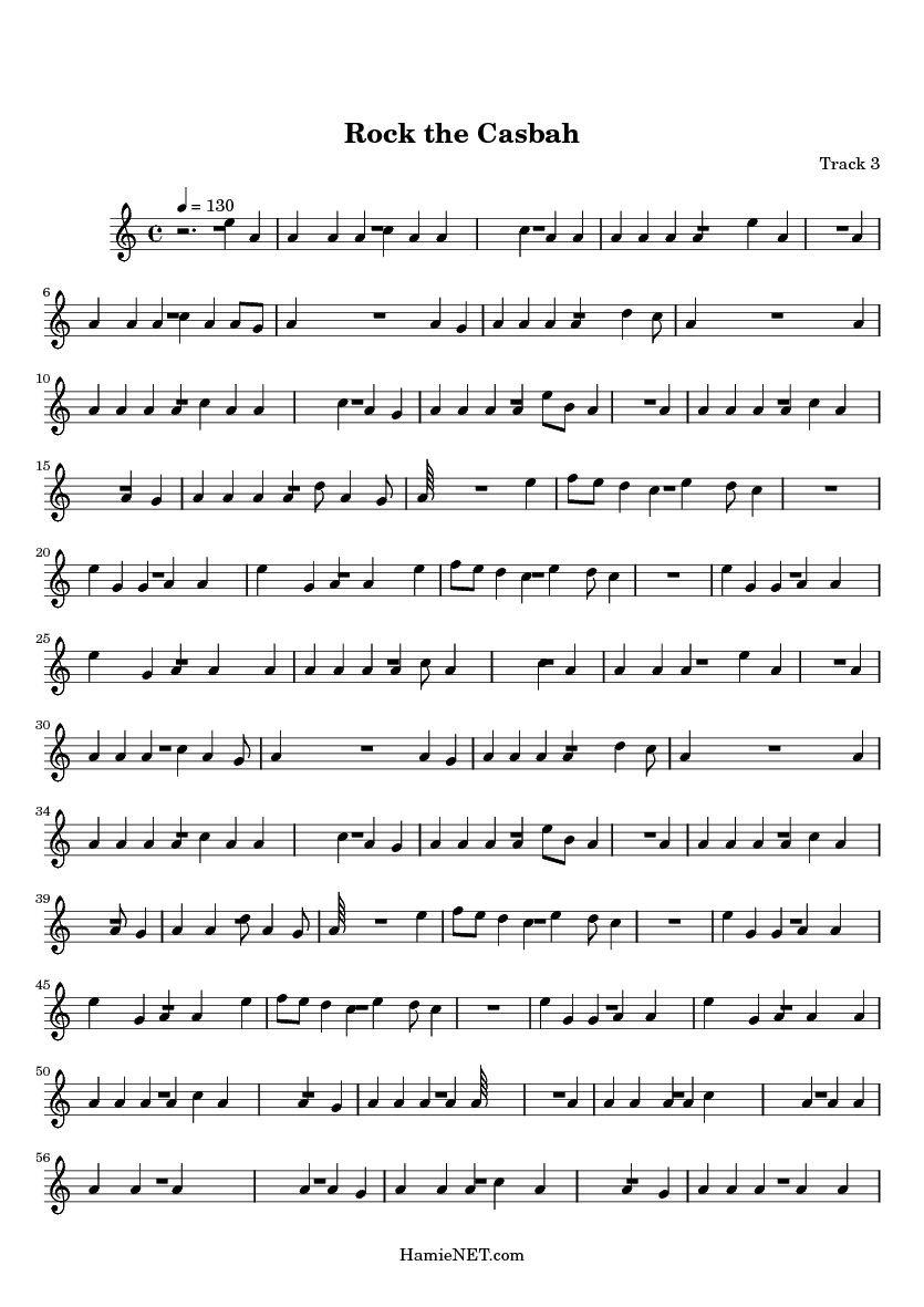 Rock the Casbah Sheet Music Rock the Casbah Score • Rock the Casbah Sheet Music Rock the Casbah Score •