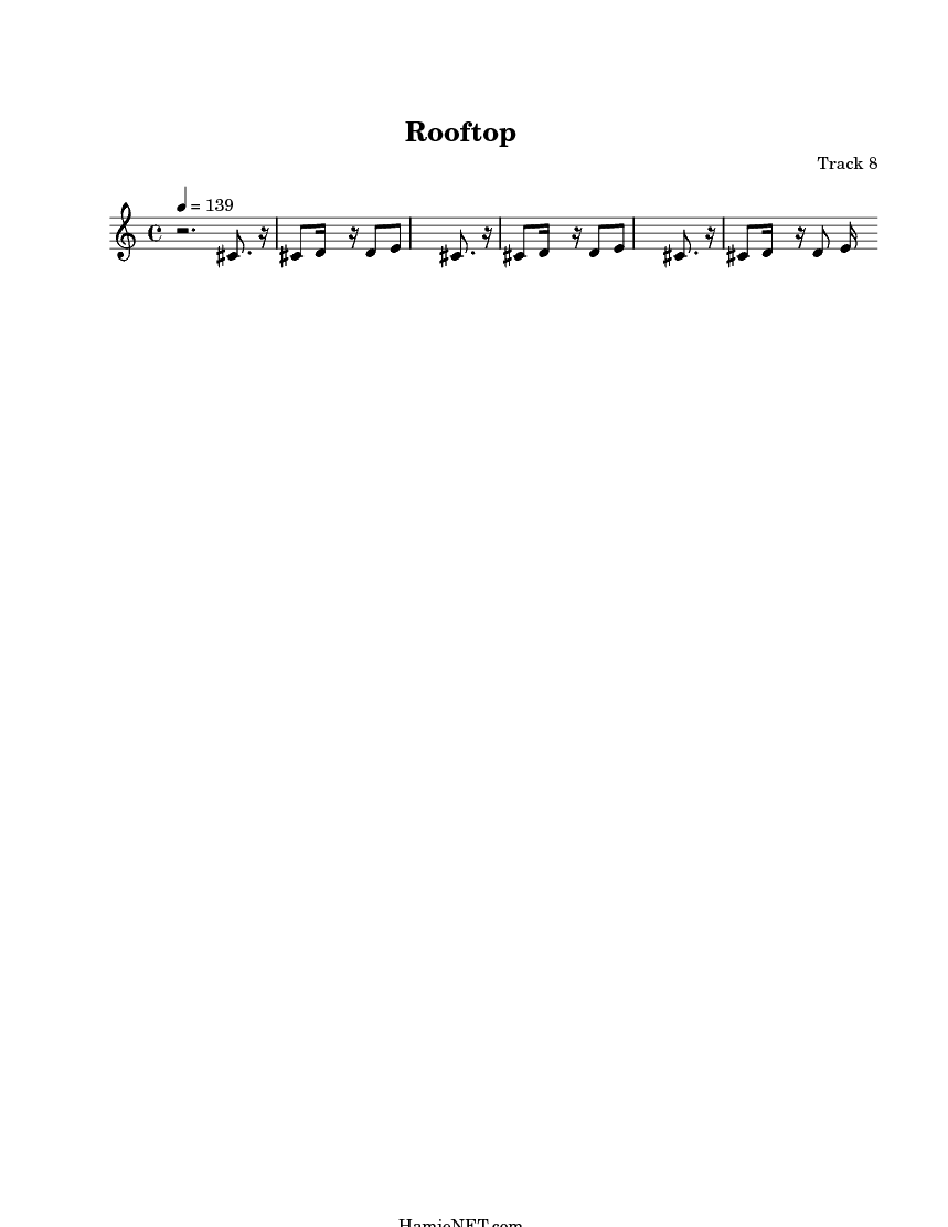 Rooftop Sheet Music Rooftop Score •