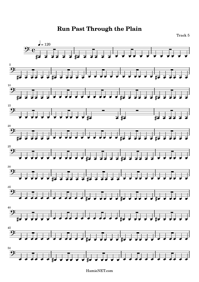 gaur plains sheet music