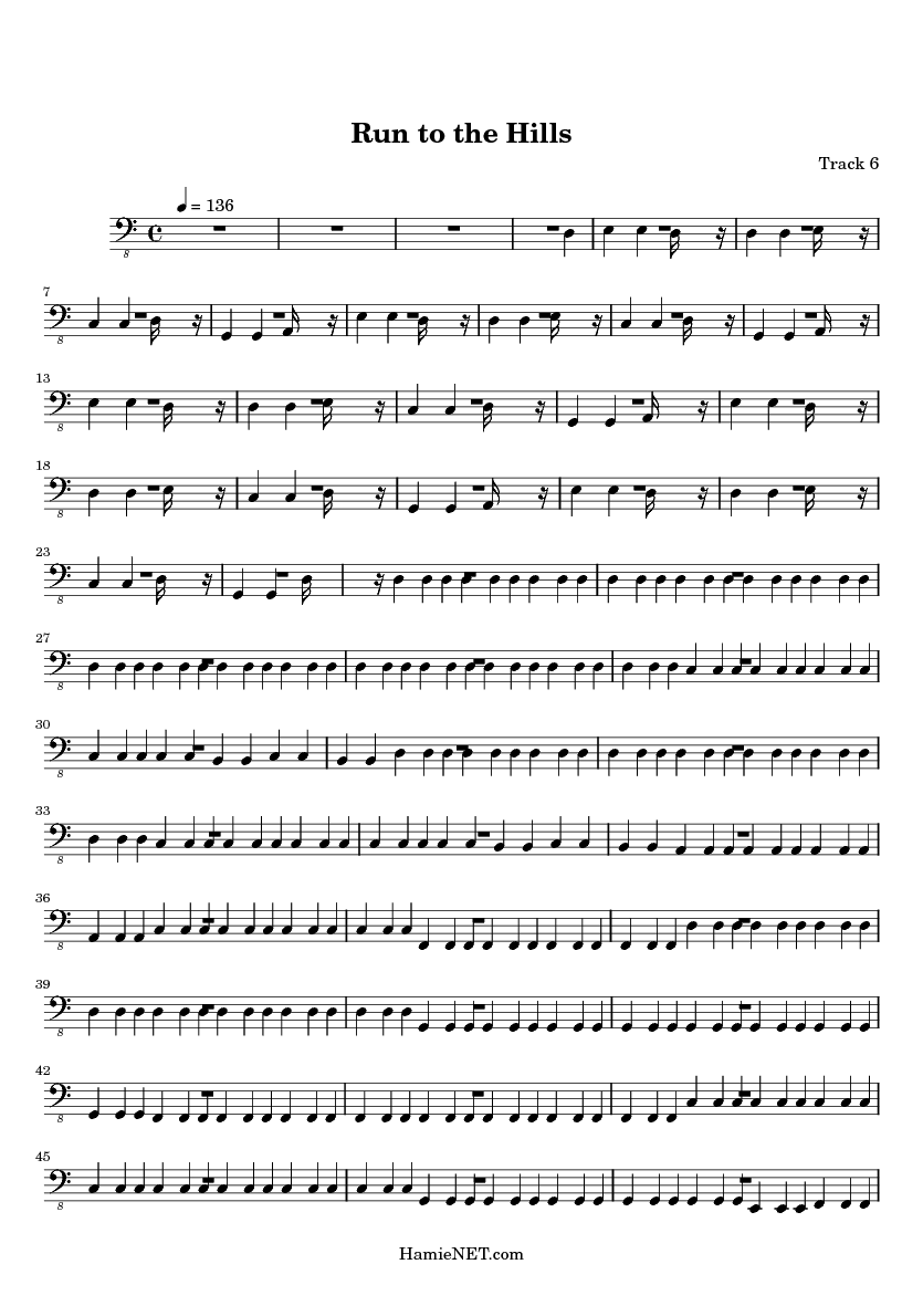 run to the hills sheet music run to the hills score hamienet com run to the hills sheet music