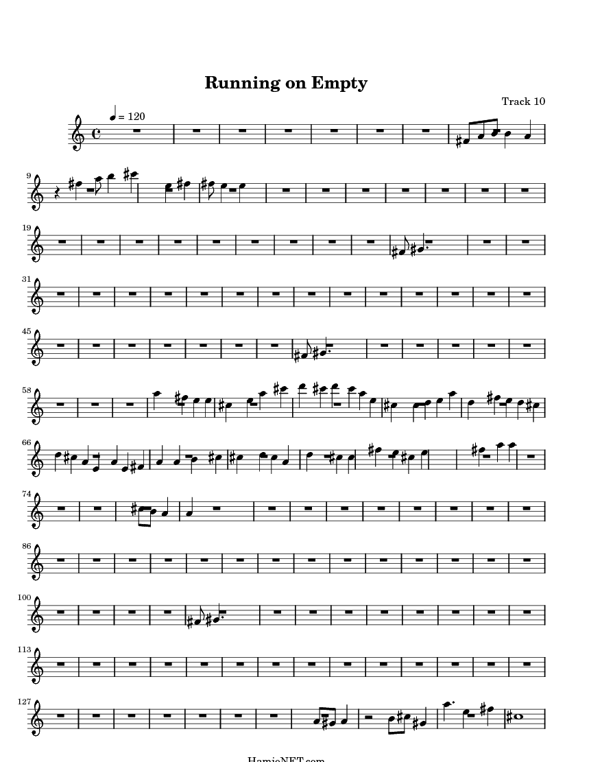empty music sheets