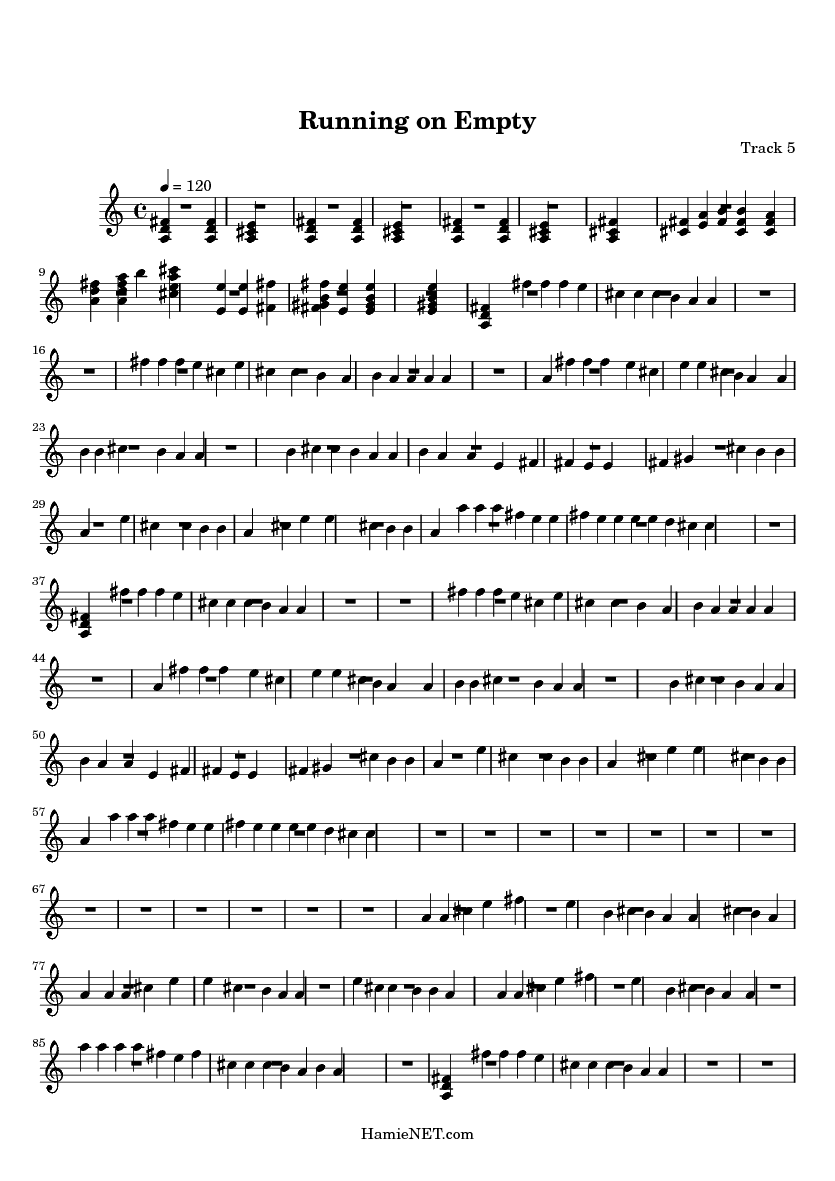 running on empty sheet music running on empty score hamienet com empty music sheet