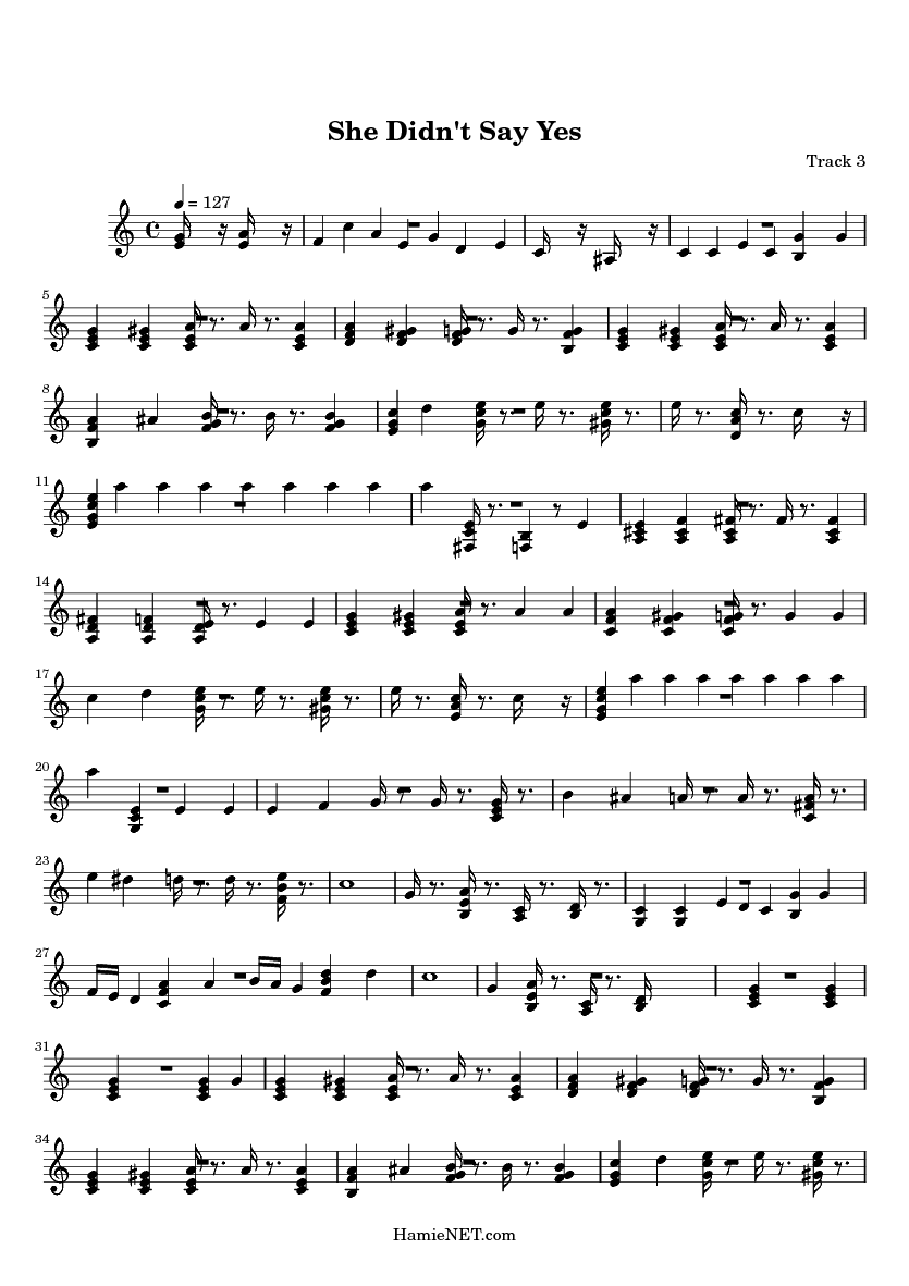 she didnt say yes sheet music she didnt say yes score hamienet com say yes sheet music