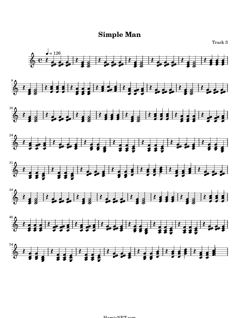 Simple Man Sheet Music Simple Man Score HamieNET simple-man-sheet-music-simple-man-score-hamienet