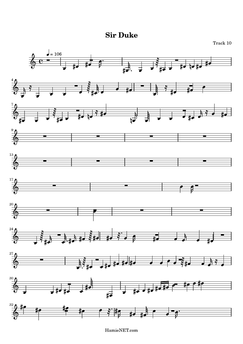 sir duke sheet music sir duke score hamienet com sir duke sheet music alto saxophone