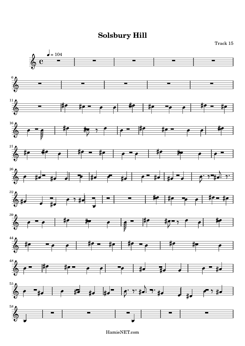solsbury hill sheet music solsbury hill score hamienet com solsbury hill sheet music