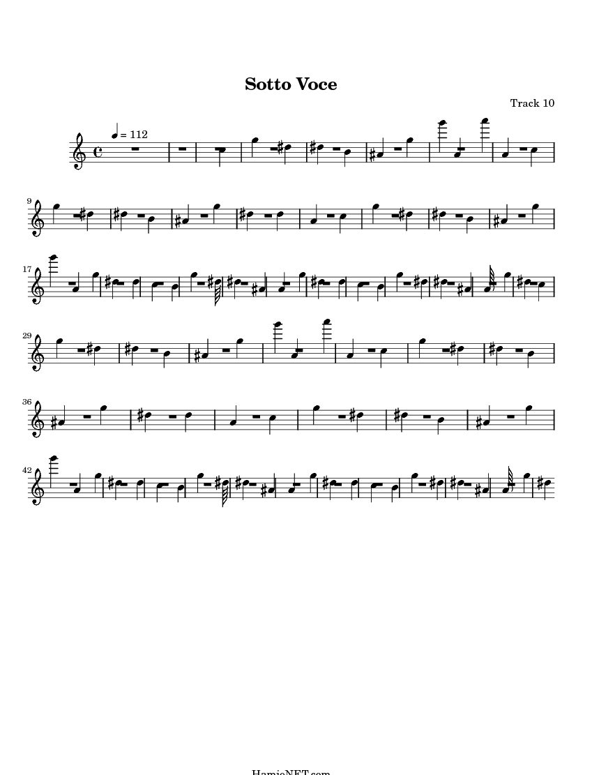 Sotto Voce Sheet Music Sotto Voce Score •
