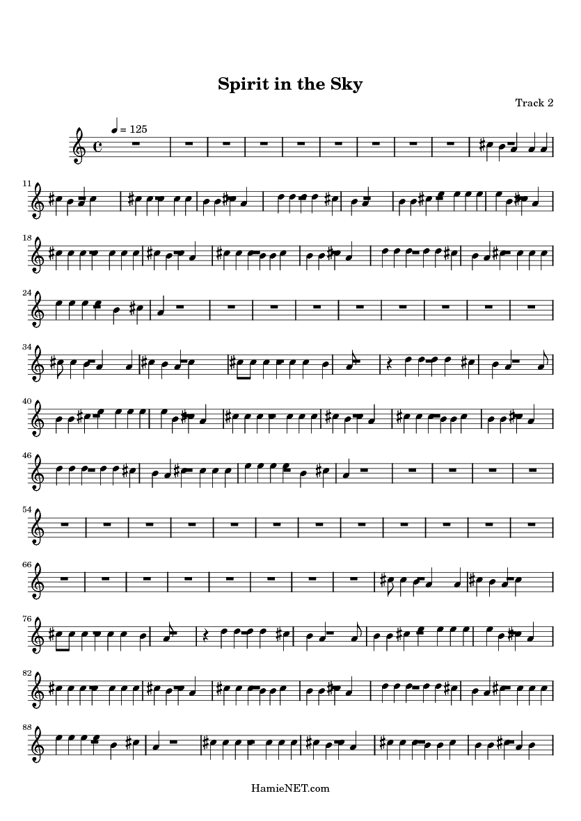 spirit in the sky sheet music spirit in the sky score hamienet com spirit in the sky sheet music free