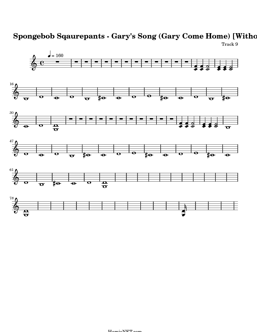 Gary Come Home Piano Sheet