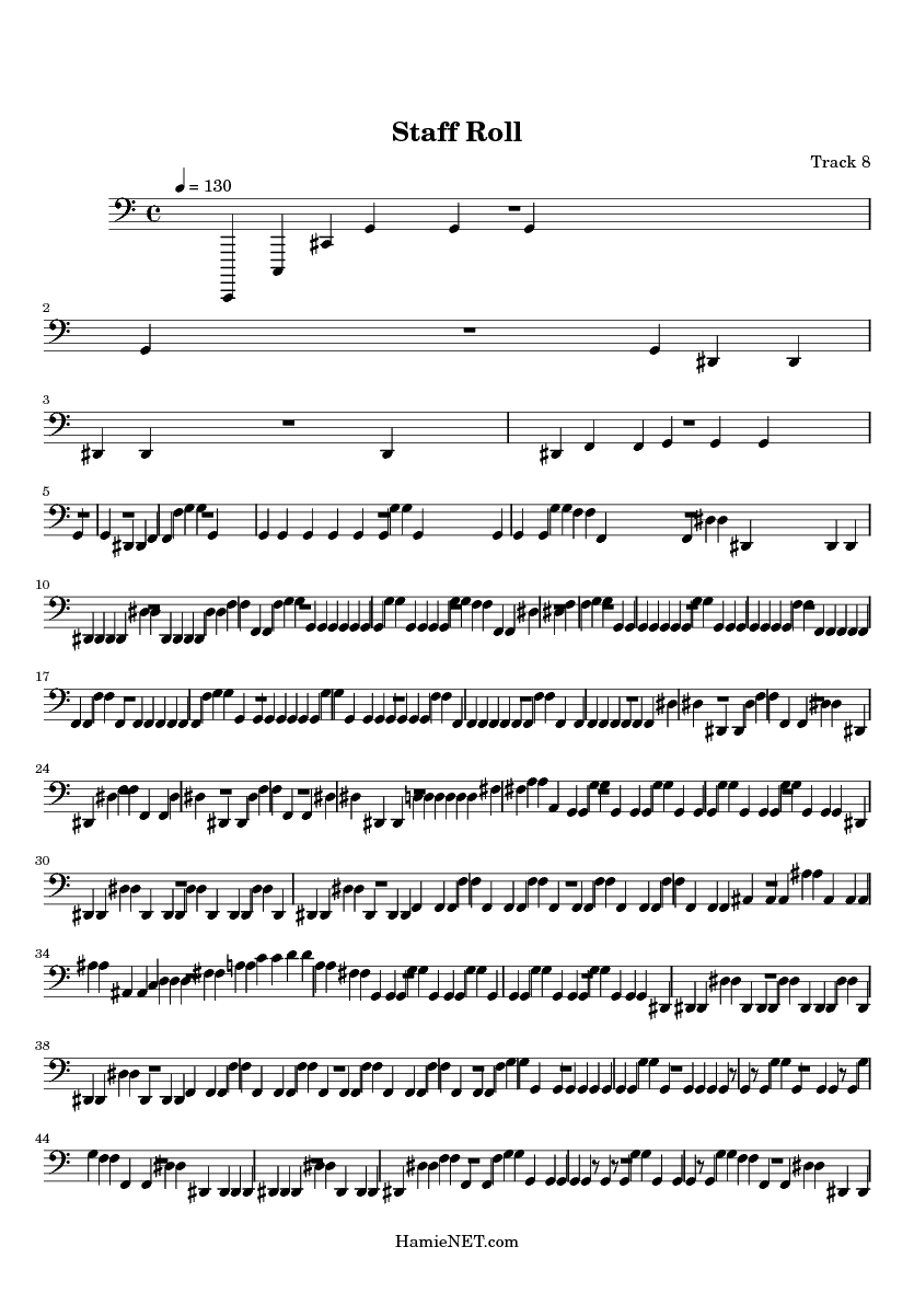 staff music sheet