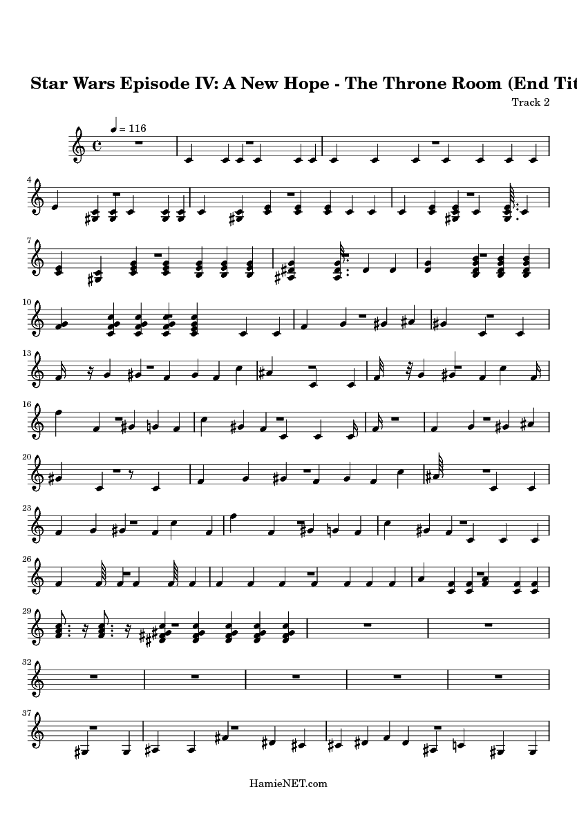 Trombone Sheet Music A New Hope Throne Room Trombone Sheet Music A New Hope Throne Room
