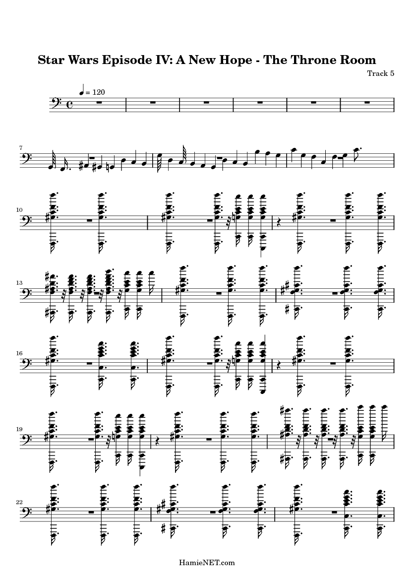 Star Wars Episode Iv A New Hope The Throne Room Sheet