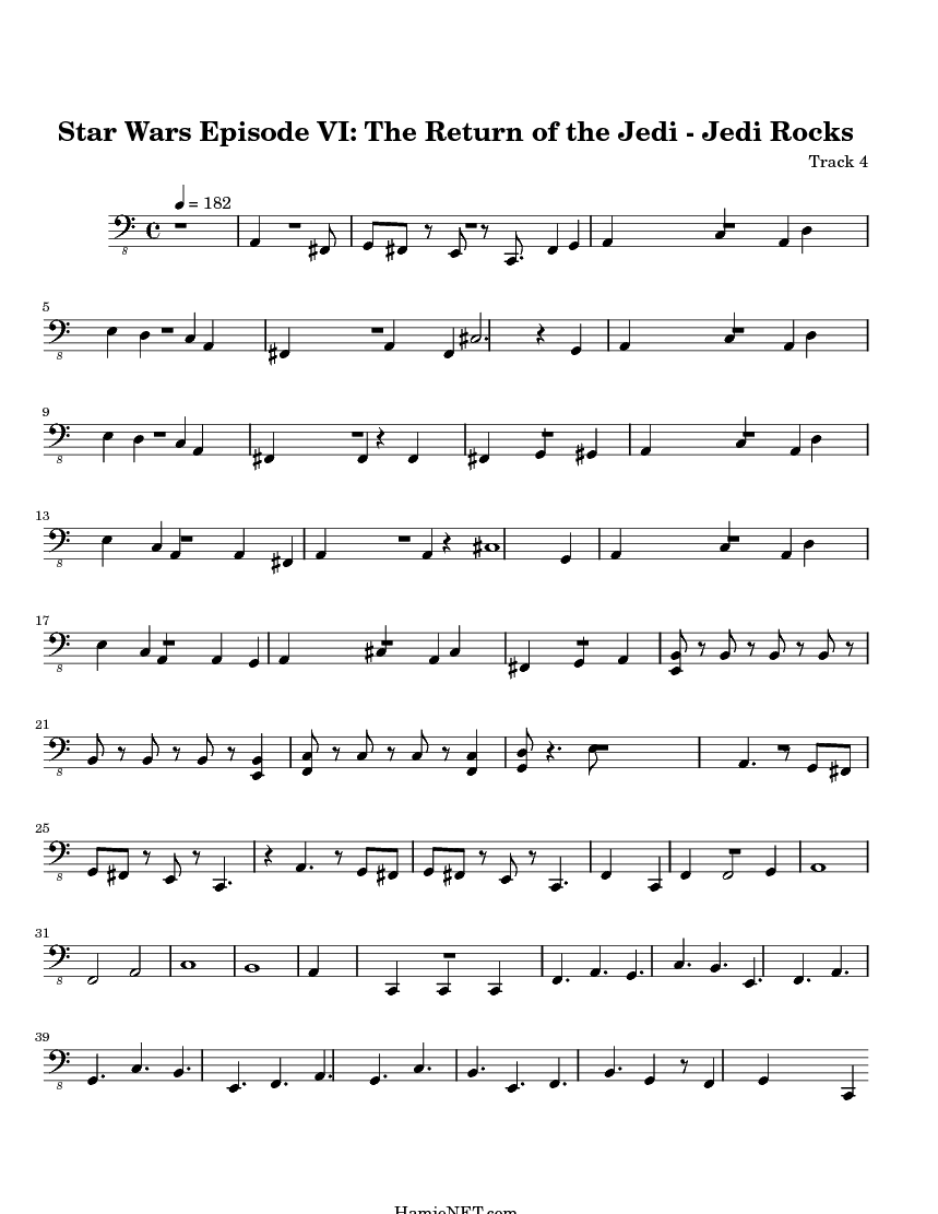 Star Wars Episode Vi The Return Of The Jedi Jedi Rocks Sheet Music Star Wars Episode Vi The Return Of The Jedi Jedi Rocks Score Hamienet Com hamienet com