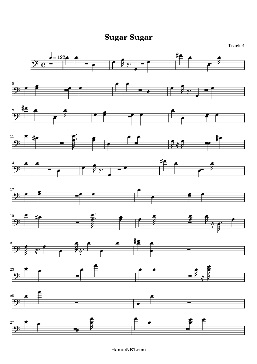 sugar sugar sheet music sugar sugar score hamienet com sugar sugar sheet music