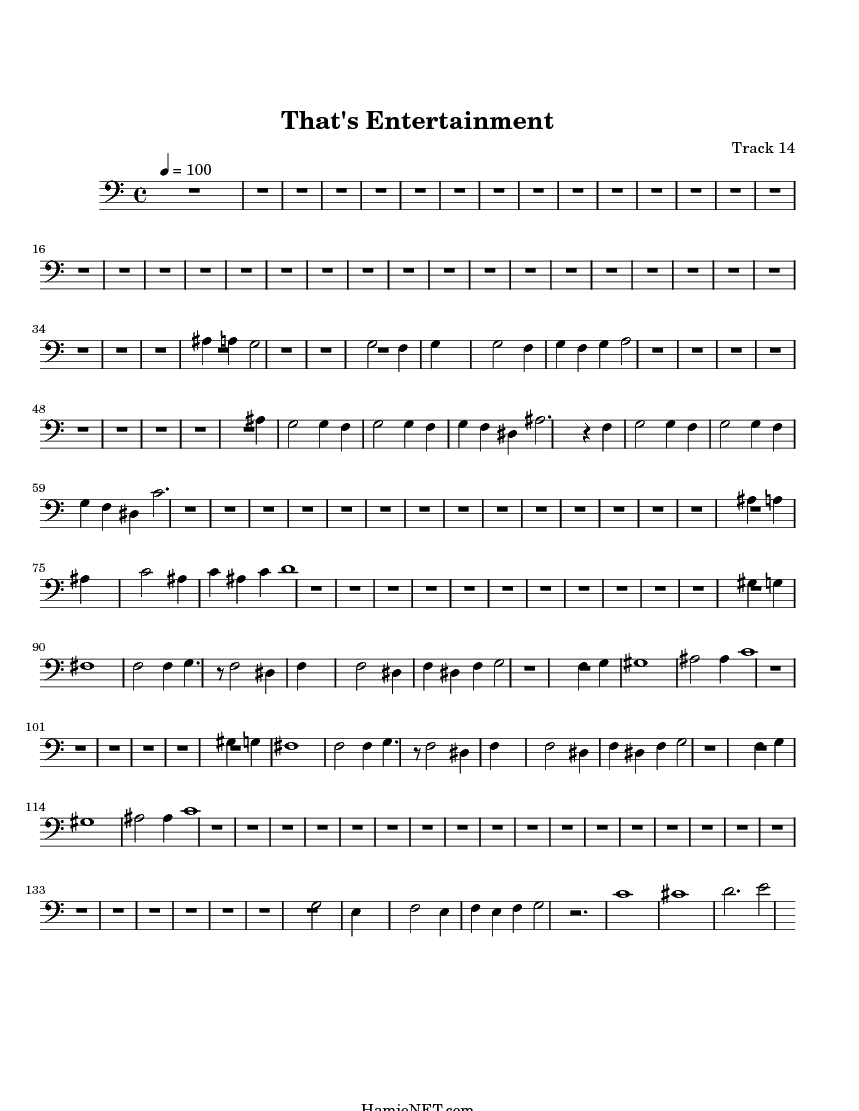 That's Entertainment Sheet Music - That's Entertainment Score