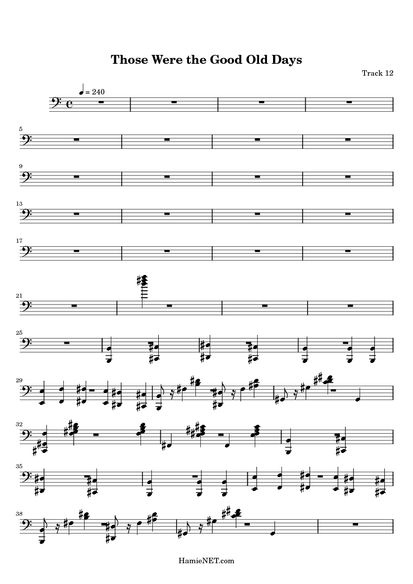Those Were The Good Old Days Sheet Music Those Were The Good Old Days those-were-the-good-old-days-sheet-music-those-were-the-good-old-days